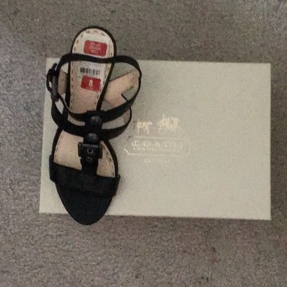 Coach t strap sandal